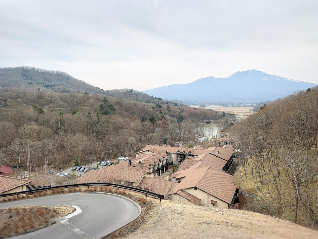 山の上エリアからの景色