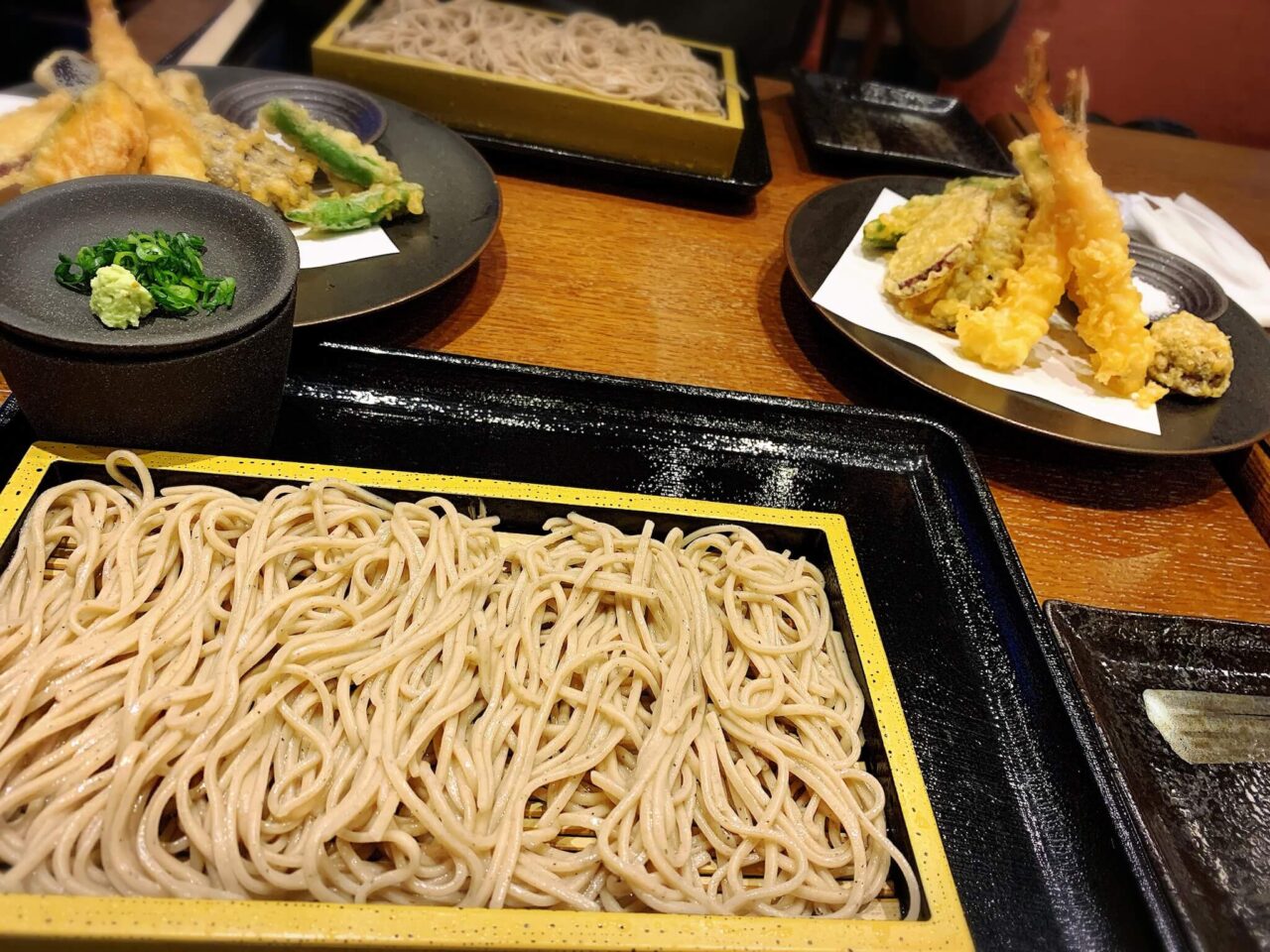 夕食の蕎麦